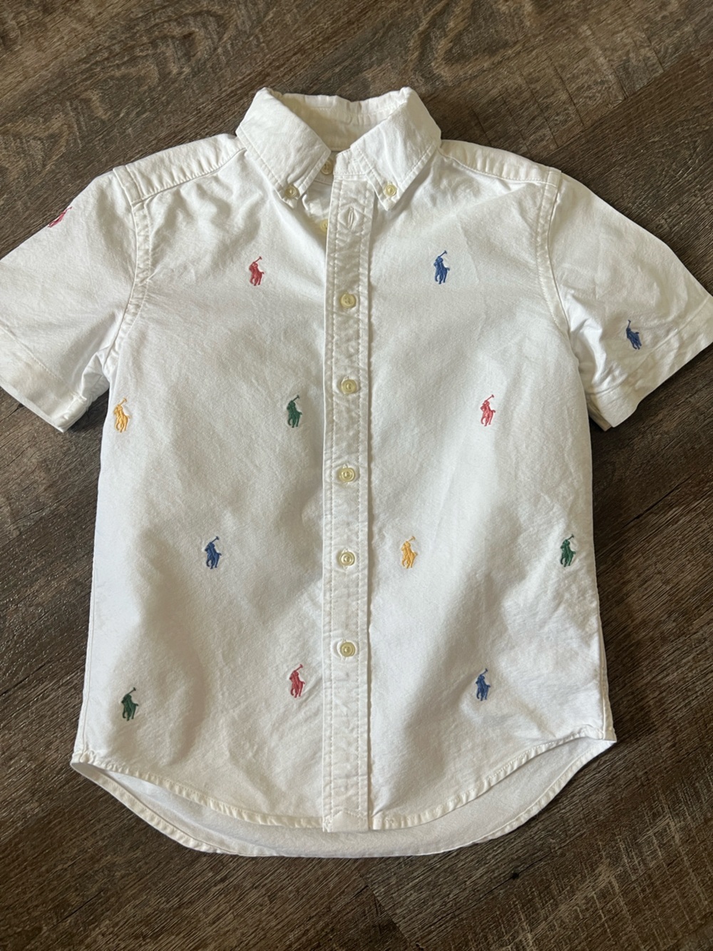 Polo Ralph Lauren Embroidered Logo Button Down Shirt-Size S (8)
